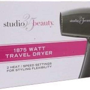 Studio 35 Beauty 1875 Watt High Powered Foldable Handle Travel Dual Voltage